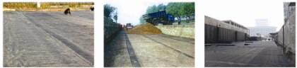 Fiber-Glass Geogrid for Road Railway Highway Tunnel