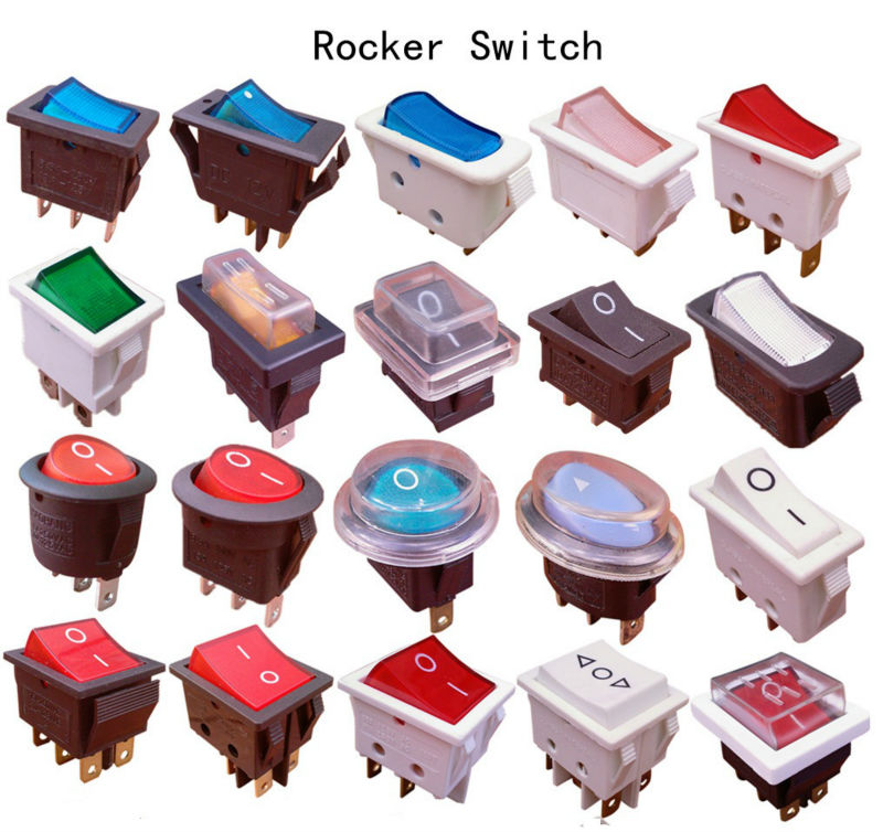 LED Protector Rocker Switch Overload Protection Switch