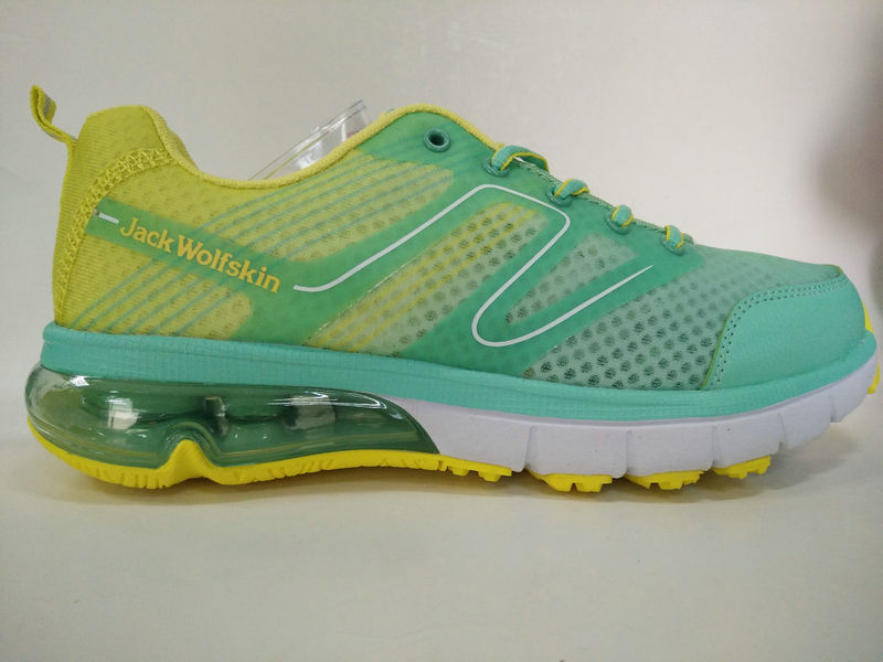 Fluorescent Green Solft Outsole Sports Shoes