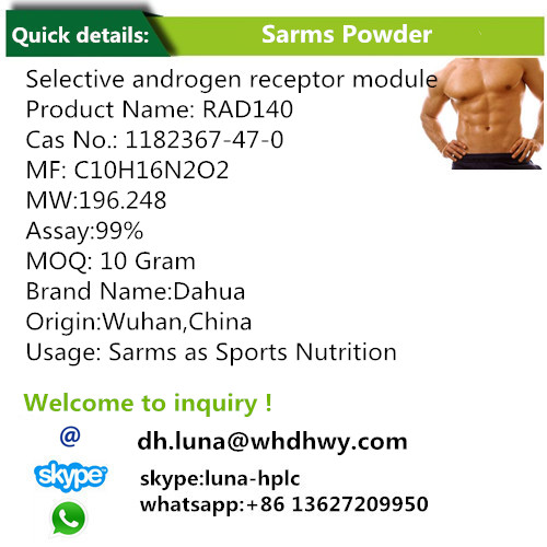 Rad140 Sarms Raw Powder Rad-140 for Bodybuilding Rad140