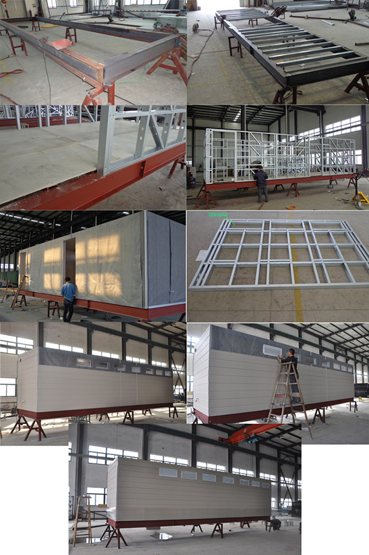 Steel Frame Prefab Modular Homes for Guard House