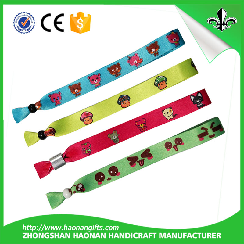 Custom High Quality and Festival Fashion Fabric Wristband