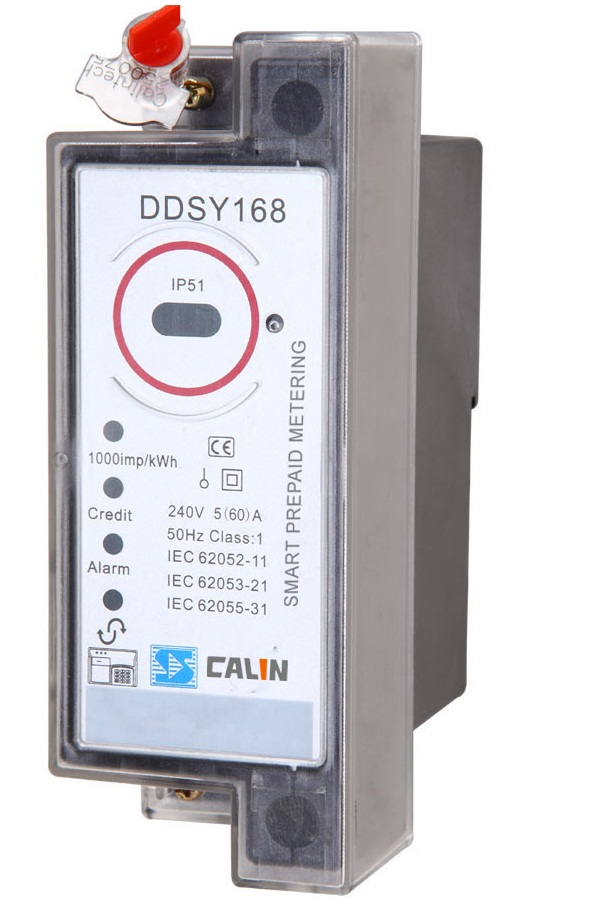 DIN Rail Mounting Keypad Split Energy Meter (wireless RF communication)