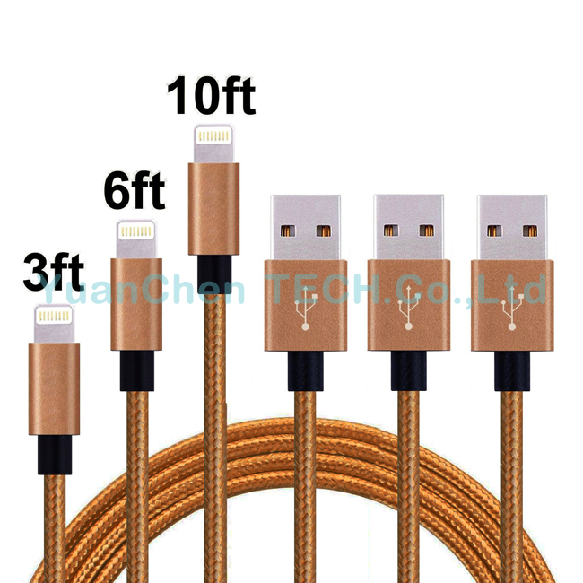 Wholesale Fast Charging Sync Data USB Cable for iPhone iPad