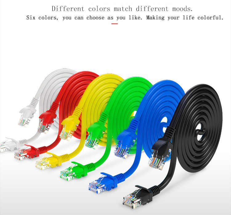 3FT 1m Cat 6A Patch Cord LAN Cable UTP 23AWG