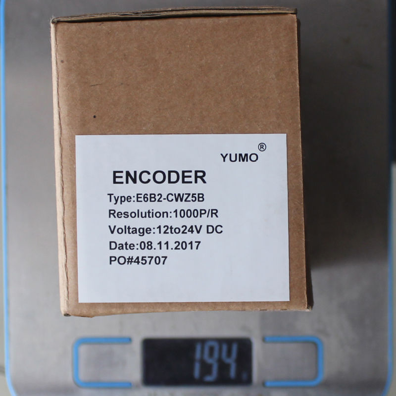 Yumo E6b2-Cwz5b 1000PPR 12V 24V DC Shaft Incremental Rotary Encoder