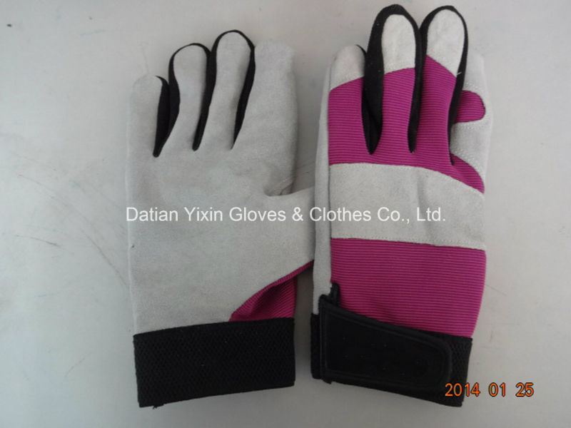 Cow Leather Glove-Work Glove-Safety Glove-Industrial Glove-Labor Glove