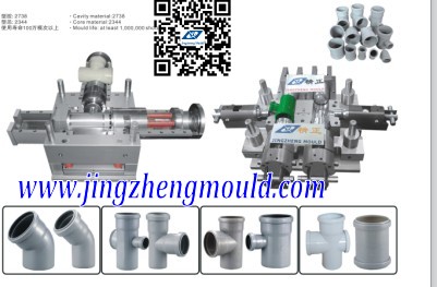 Thick Wall Collapsible Core Pipe Fitting Mould