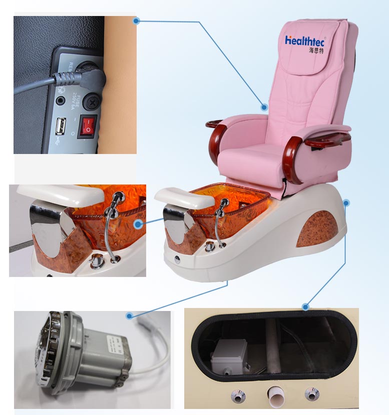 China Foshan Factory Original Offer SPA Joy Pedicure Foot Massage Chair