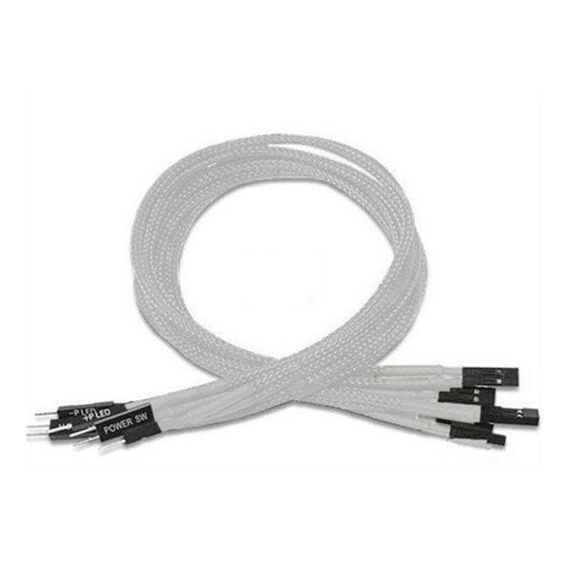 Green Single Sleeved HDD LED Extension Cable