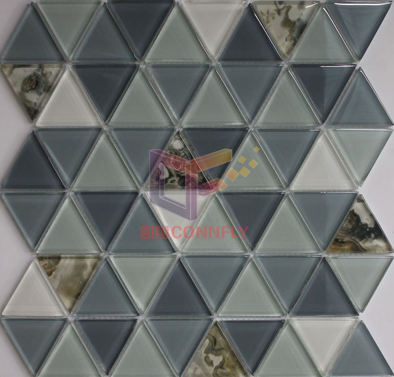 Triangle Crystal Mosaic New Fashion Glass Mosaic (CFC647)