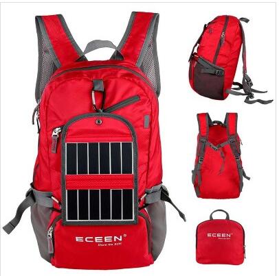 Fashion Foldable Solar Backpack with Solar Panel Charger (SB-158)