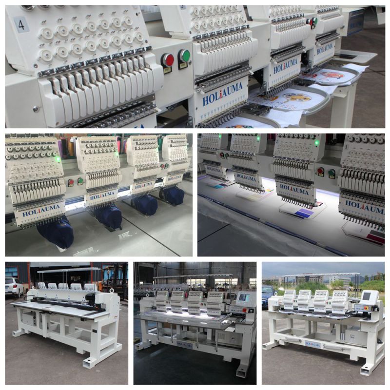 Four Head Industrial Computer Embroidery Machine for 3D Cap Garment Mulit Function Embroidery