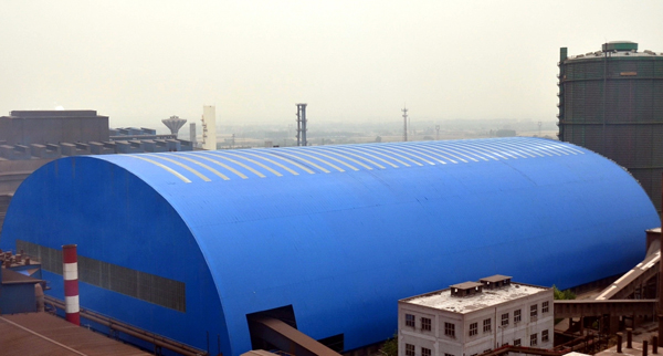 Arch Coal Storage Building, Shed Space Frame Systems