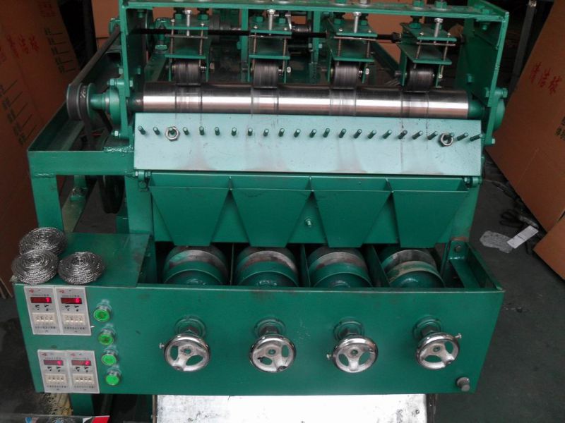 Scourer Machine for Making Scourer Wire for 4 Wire a Ball or More