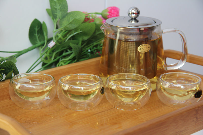 Heat Resistant Glass Tea Pot