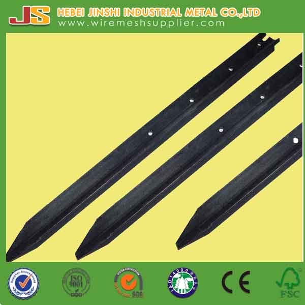 Hot Sale Low Carbon Steel Black Bitumen Star Picket