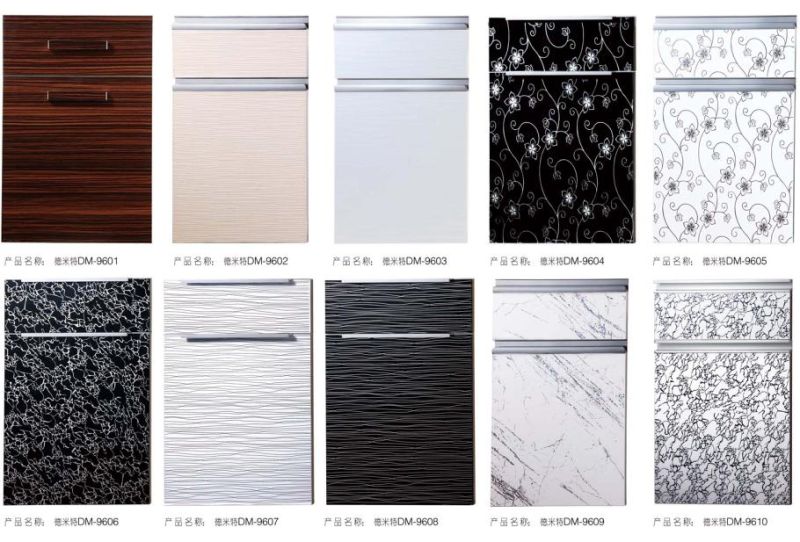 Zh Acrylic Kitchen Cupboard Doors with PVC Edge Banding (customized)