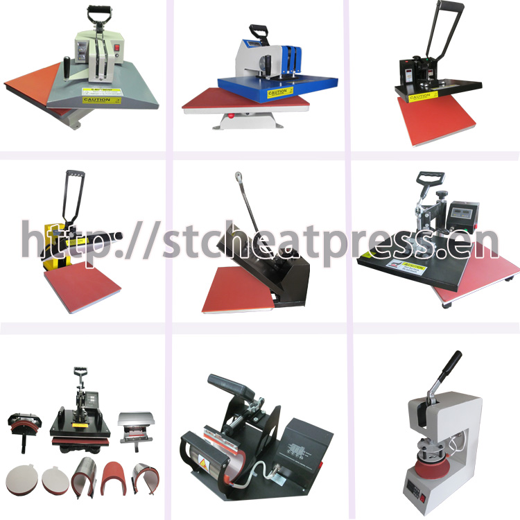 CE Manual Logo Heat Press Machine T-Shirt Logo Heat Transfer Machine T-Shirt Mark Printing Machine Stc-Tb01