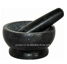 Stone Mortars and Pestles 12X6cm