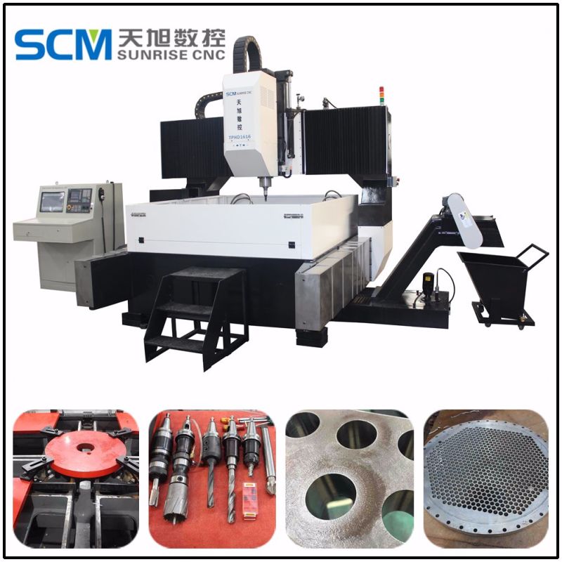 Deep Hole CNC Drilling Machine for Steel Plates and Tube Sheets