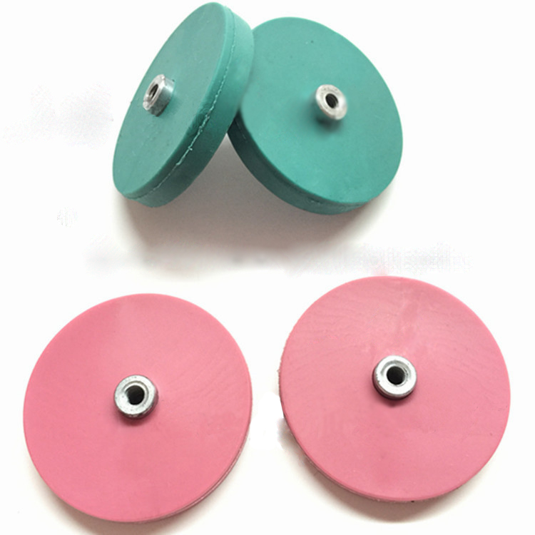 Colored Rubber Pot Magnet Round Base Holder D66 D88