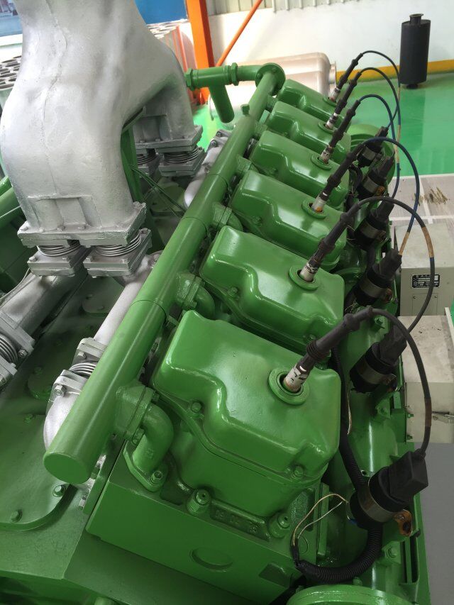 OEM Mwm Natural Gas Generator Set Lvhuan China 400kw with Four Stroke Spark Plug Ignition Water Cooling