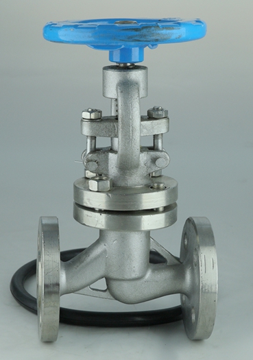 Globe Valve Flanged End with Hand Wheel Through Way Globe Valve