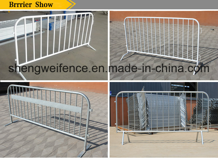 Hot Dipped Galvanized Road Safety Crowd Control Barrier