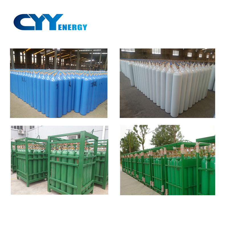 ISO9809 Oxygen Argon Nitrogen Carbon Dioxide Seamless Steel Gas Cylinder