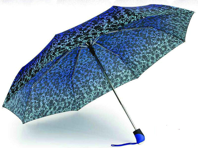 Decorative Pattern Compact Open&Close Umbrellas (YS-3FD22083971R)