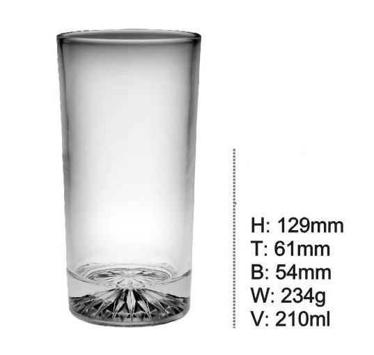 Blown Glass Cup for Tea Cup Glassware Kb-Hn035