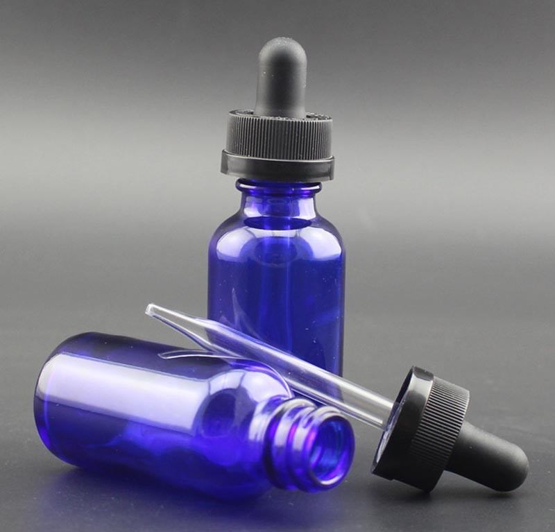 Transpzrent Blue Color 20ml Glass Bottle (NBG03)