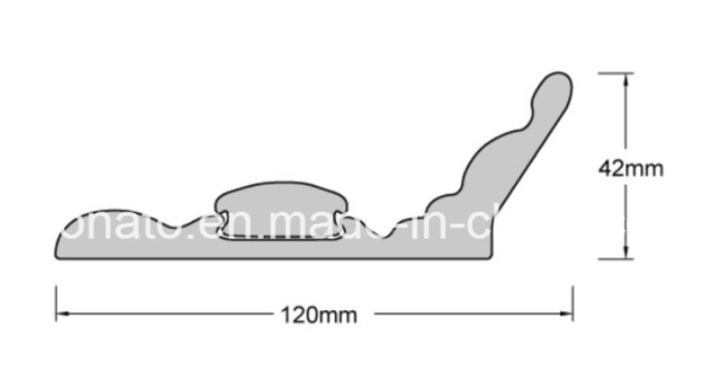 Iraq Hot Sell PS Interior Decoration Cornice Moulding (NO. 28#)