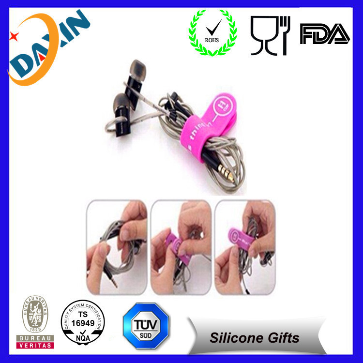 2015 New Design Silicone Cable Winder