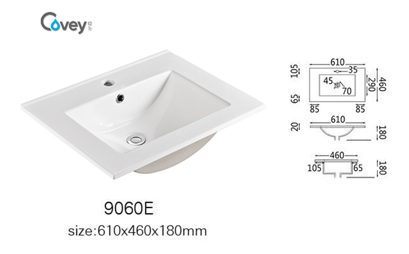 Sanitary Ware Bathroom Basin/Ceramic Basin (9060E)