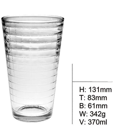 Clear Glass Tumbler Water Cup Good Price Glassware Kb-Hn0239