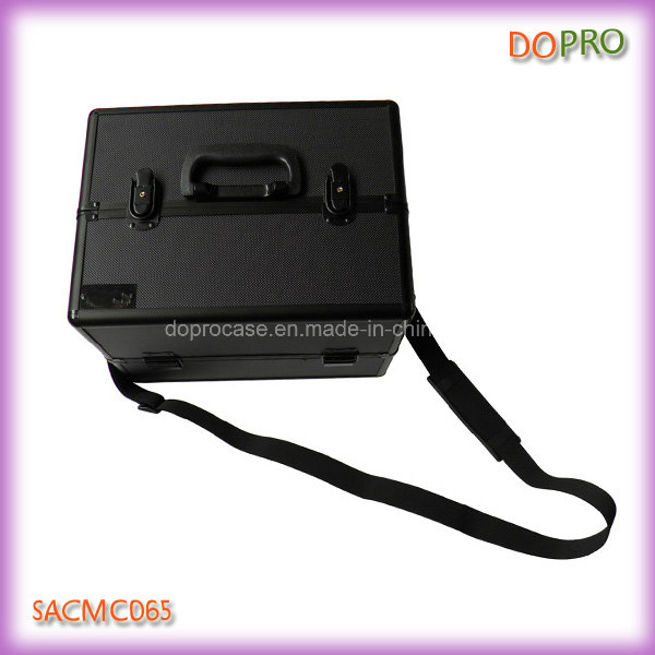 Large Volume Whole Black Professional Make up Cases with Mirror (SACMC065)