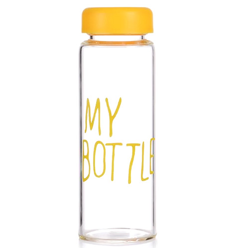 Fashion Design Multicolor Borosilicate Glass Water Bottle