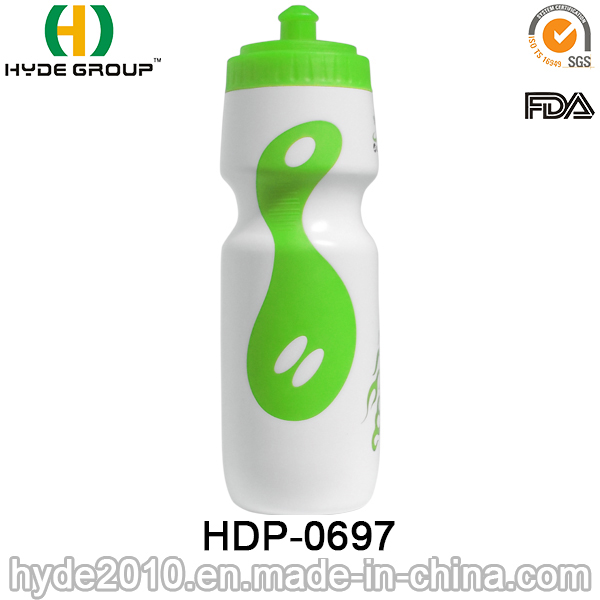 Portable BPA Free PE Plastic Sport Water Bottle (HDP-0697)