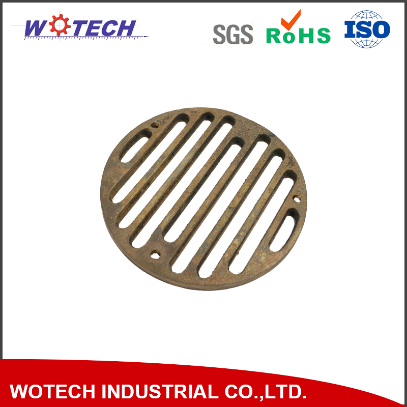 OEM Sand Casting Copper Floor Drain with CNC Machining