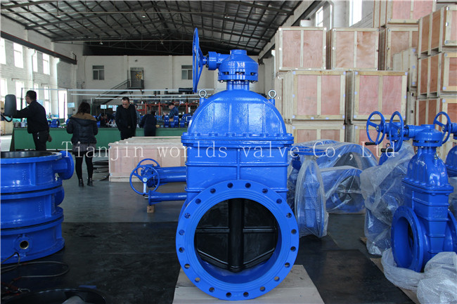 ASTM Non-Rising Stem Ggg50 Gate Valve with Ce ISO Wras Approved (Z45X-10/16)