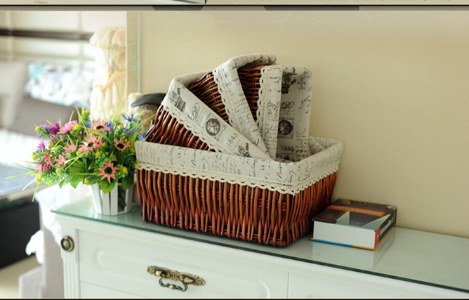 Handmade Wicker Storage Basket with Eco-Friendly (BC-ST1002)