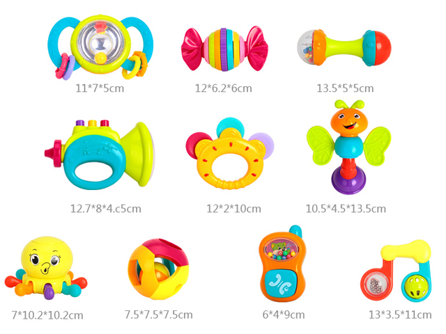 Lovely Baby Toy Plastic Baby Rattle H0895090)