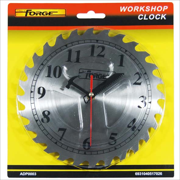 Workshop Clock with Forge Logo OEM High Quality