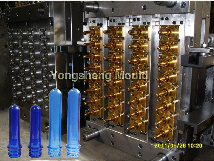 48 Cavities Hot Runner Plastic Injection Pet Preform Mold