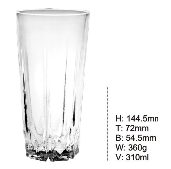 Glass Cup for Beer with High Quality Elegant Good Choice