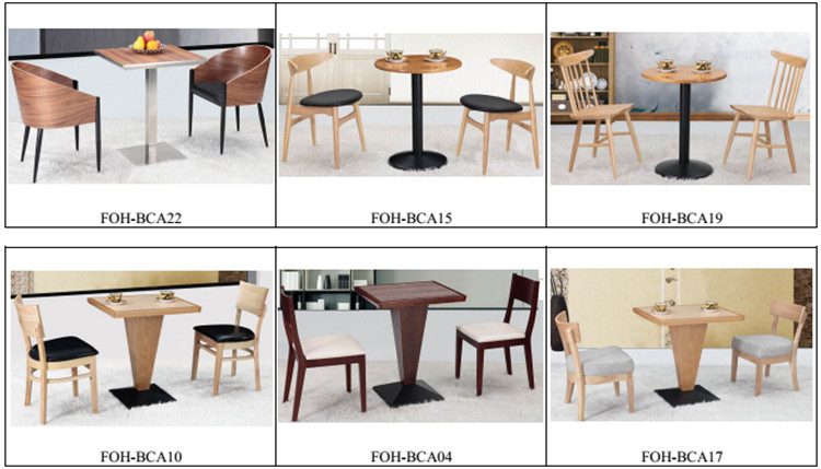 High Quality Restaurant Canteen Coffee Shop Soft Wood Frame Armchair