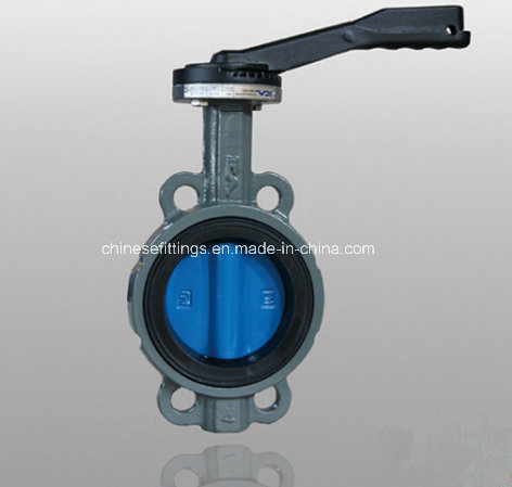 Lever Operation Epoxy Coating Ductile Iron Butterfly Valve