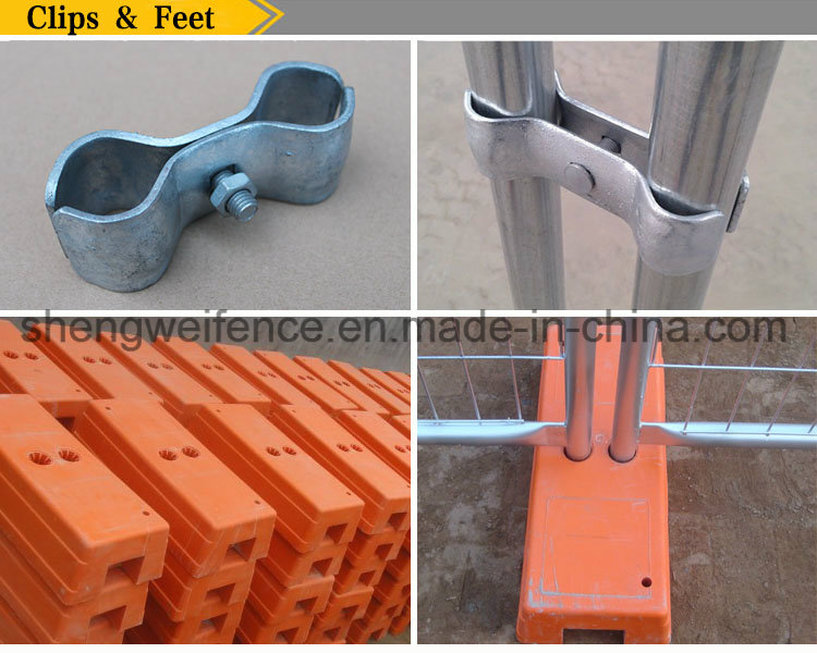 Residential Building Hot-Dipped Galvanized Au Temporary Fence